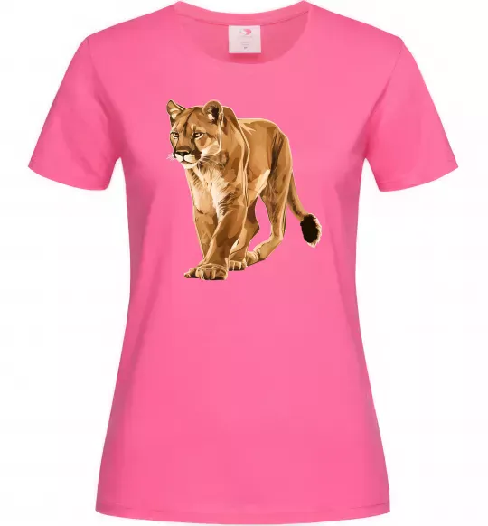 Жіноча футболка Пума в повний зріст Яскраво-рожевий фото