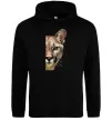 Чоловіча толстовка (худі) Пума обличчя Чорний фото