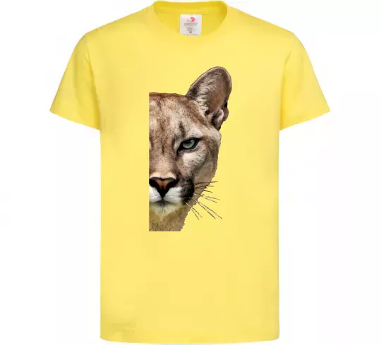 Детская футболка Пума обличчя Лимонный фото