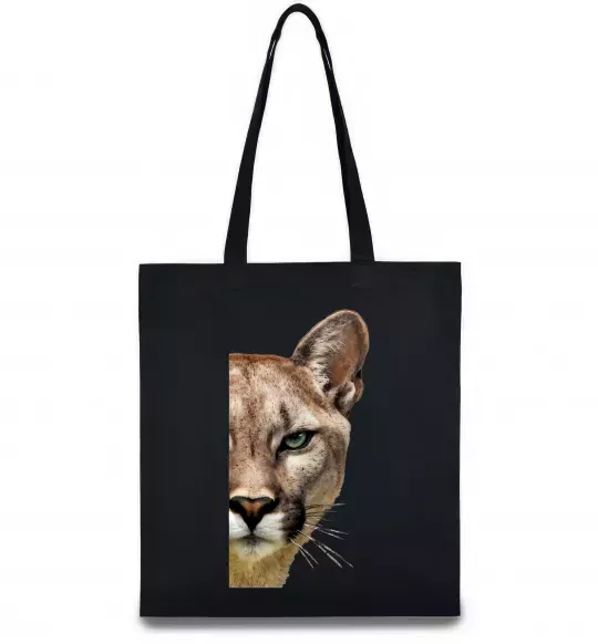 Эко-сумка Пума обличчя Черный фото