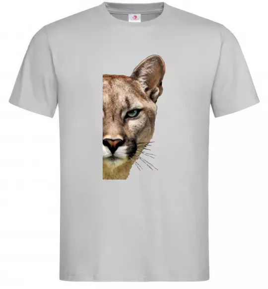 Мужская футболка Пума обличчя Серый фото