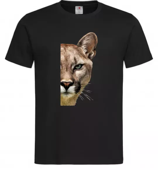 Мужская футболка Пума обличчя Черный фото