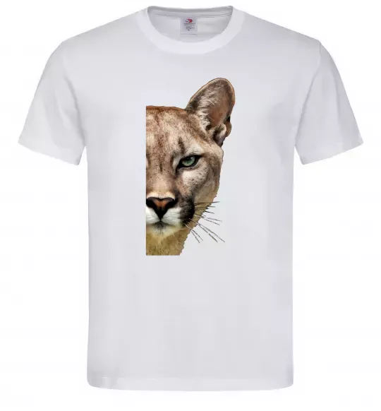 Мужская футболка Пума обличчя Белый фото