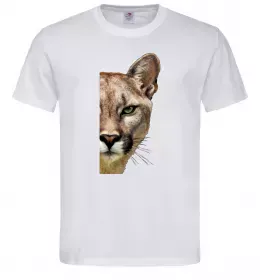 Мужская футболка Пума обличчя Белый фото