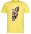 Мужская футболка Пума обличчя Лимонный фото