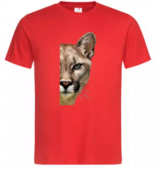 Мужская футболка Пума обличчя Красный фото