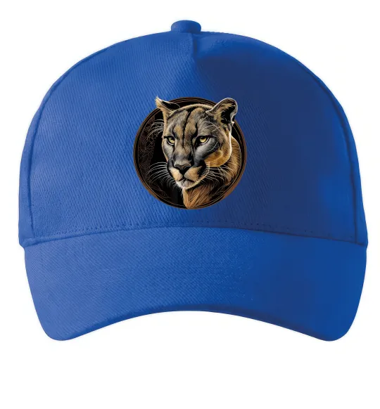 Кепка Пума малюнок Ярко-синий фото