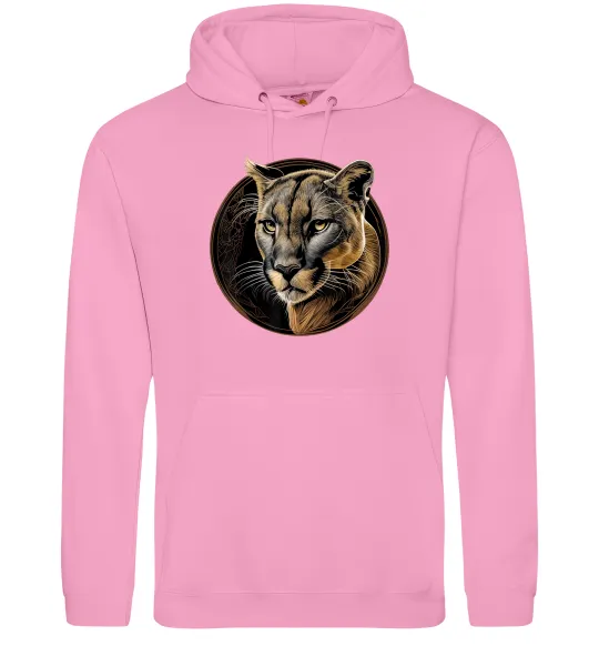 Чоловіча толстовка (худі) Пума малюнок Рожевий фото