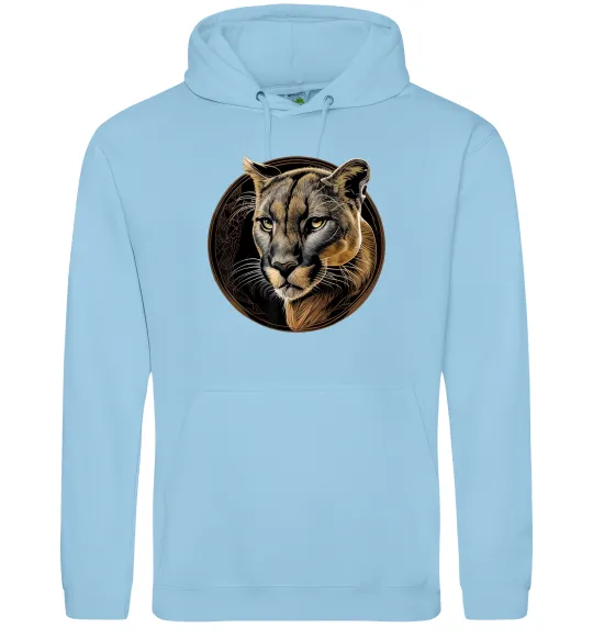 Женская толстовка (худи) Пума малюнок Голубой фото