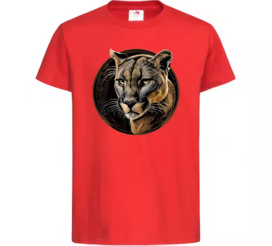 Детская футболка Пума малюнок Красный фото