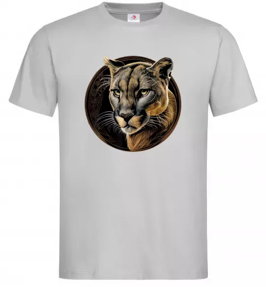 Мужская футболка Пума малюнок Серый фото