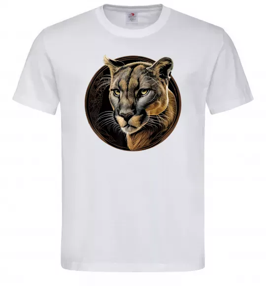 Мужская футболка Пума малюнок Белый фото