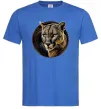 Мужская футболка Пума малюнок Ярко-синий Мужская футболка Пума малюнок Ярко-синий фото