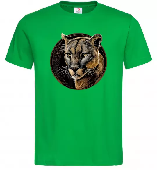 Мужская футболка Пума малюнок Зеленый фото