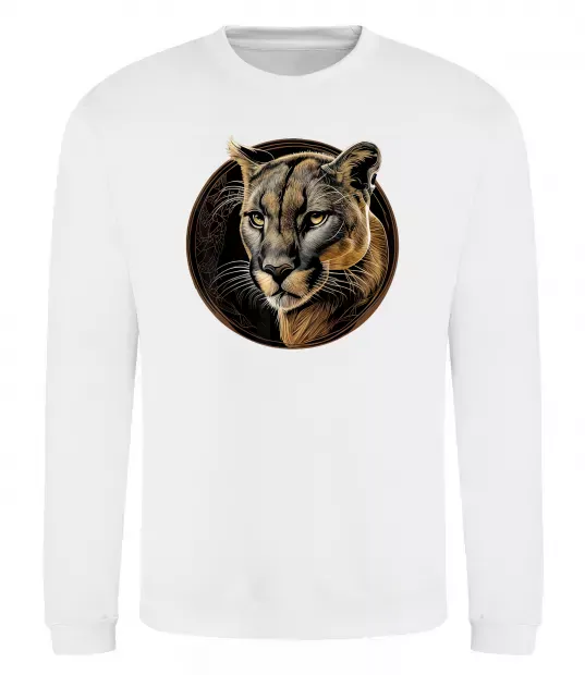 Свитшот Пума малюнок Белый фото