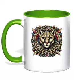 Чашка с цветной ручкой