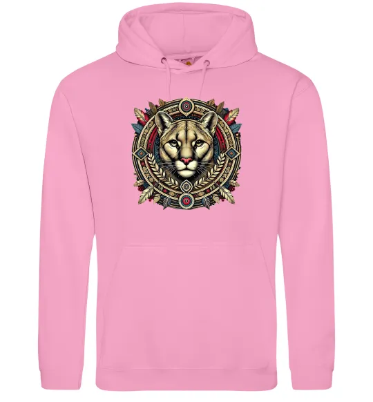 Чоловіча толстовка (худі) Пума візерунок Рожевий фото