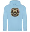 Женская толстовка (худи) Пума візерунок Голубой фото