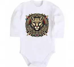 Детский боди Пума візерунок Белый фото