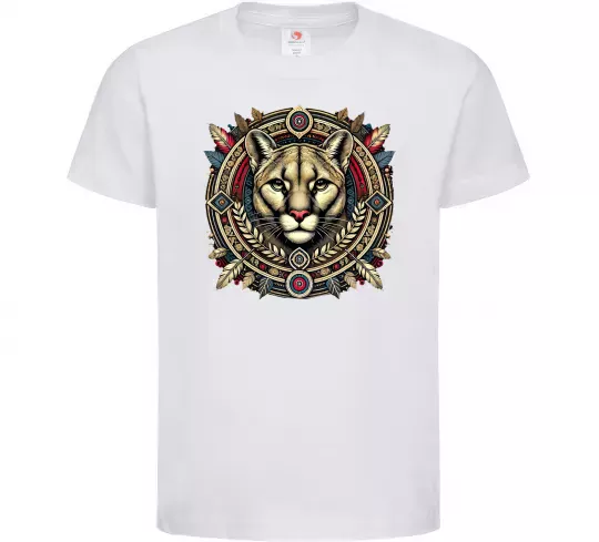 Детская футболка Пума візерунок Белый фото