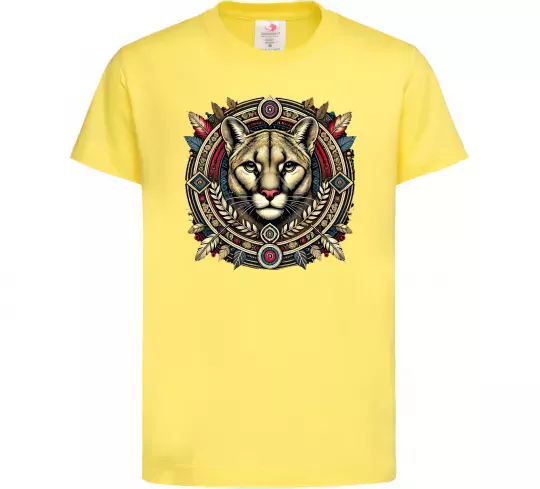 Детская футболка Пума візерунок Лимонный фото