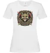 Женская футболка Пума візерунок Белый фото