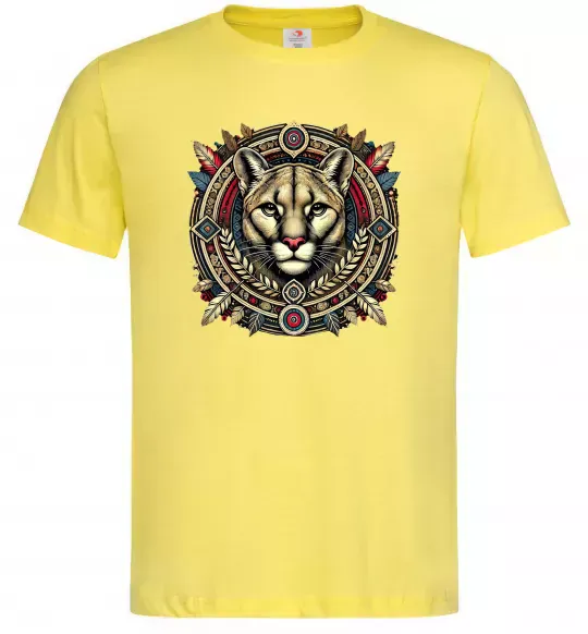 Чоловіча футболка Пума візерунок Лимонний фото