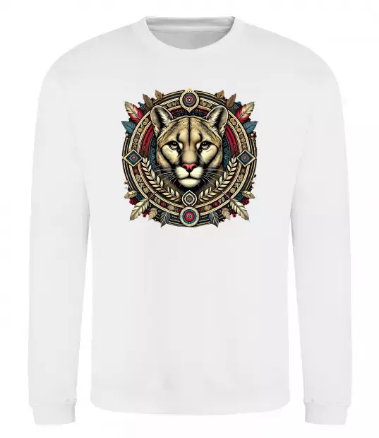 Свитшот Пума візерунок Белый фото