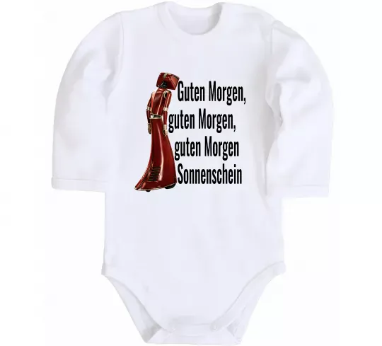 Дитячий бодік Cassandra guten morgen Білий фото