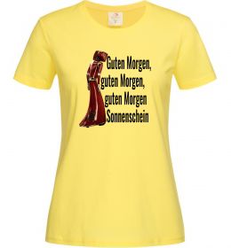 Жіноча футболка Cassandra guten morgen
