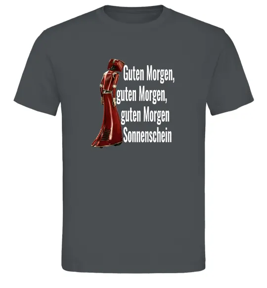 Мужская футболка Cassandra guten morgen Графит фото