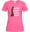 Женская футболка Cassandra guten morgen Ярко-розовый фото