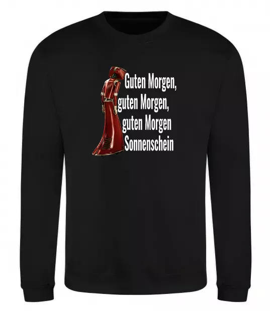 Свитшот Cassandra guten morgen Черный фото