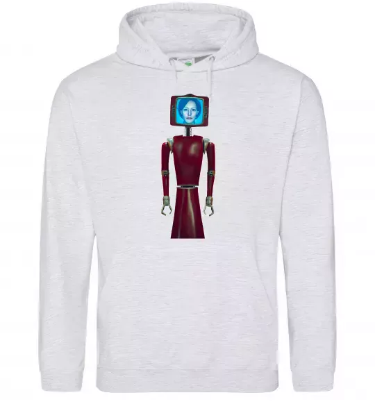 Чоловіча толстовка (худі) Cassandra robo Сірий меланж фото