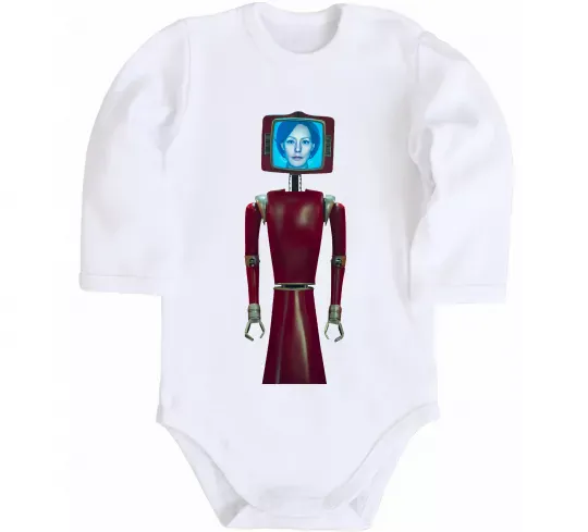 Детский боди Cassandra robo Белый фото
