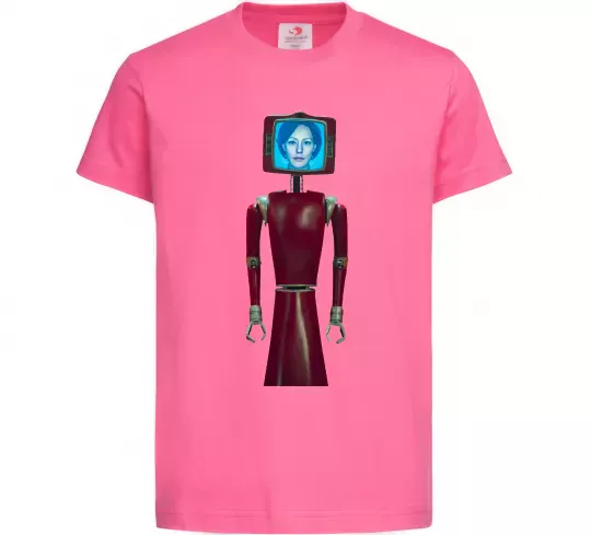 Детская футболка Cassandra robo Ярко-розовый фото