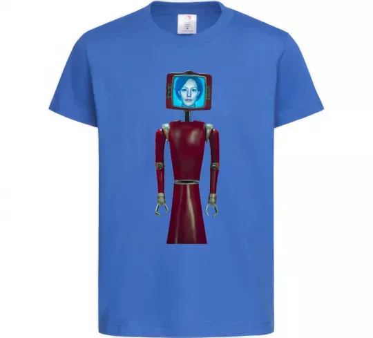 Детская футболка Cassandra robo Ярко-синий фото