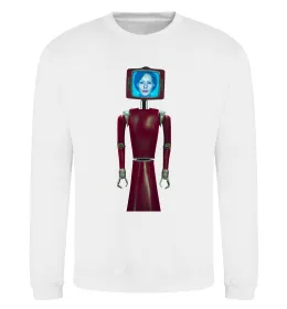 Світшот Cassandra robo Білий фото