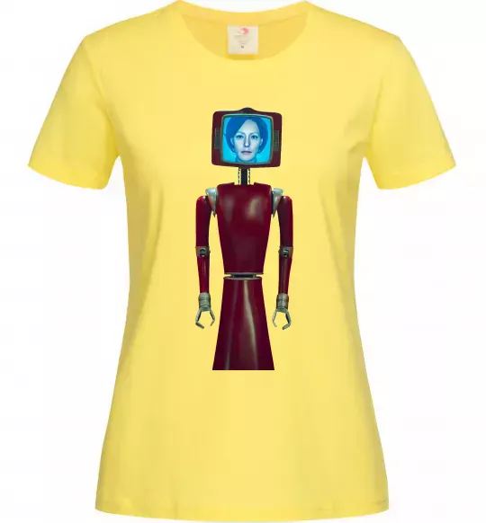 Жіноча футболка Cassandra robo Лимонний фото