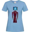 Жіноча футболка Cassandra robo Блакитний фото