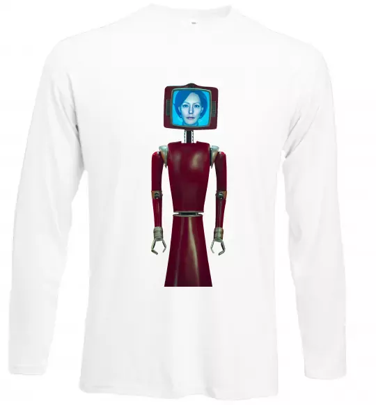 Лонгслів Cassandra robo Білий фото