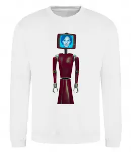 Свитшот Cassandra robo Белый фото