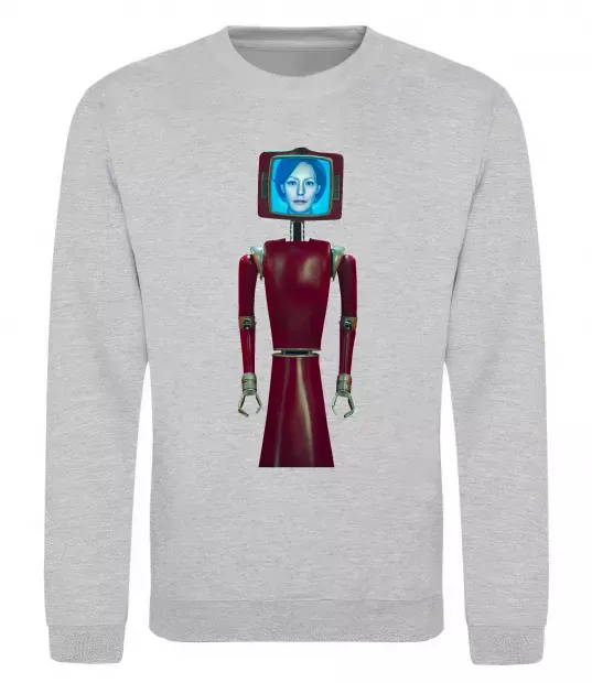 Свитшот Cassandra robo Серый меланж фото