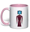 Чашка с цветной ручкой Cassandra robo Нежно розовый фото