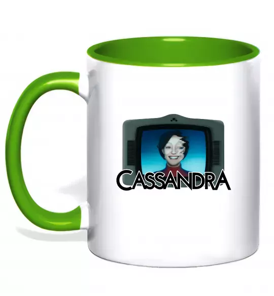 Чашка с цветной ручкой Cassandra TV Зеленый фото