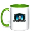 Чашка с цветной ручкой Cassandra TV Зеленый фото