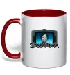 Чашка с цветной ручкой Cassandra TV Красный фото