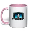 Чашка с цветной ручкой Cassandra TV Нежно розовый фото