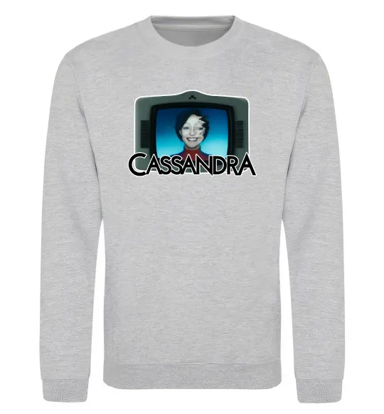 Свитшот Cassandra TV Серый меланж фото