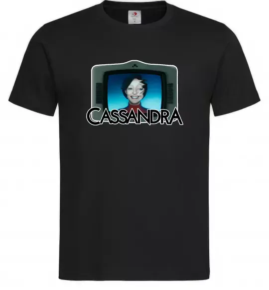 Мужская футболка Cassandra TV Черный фото